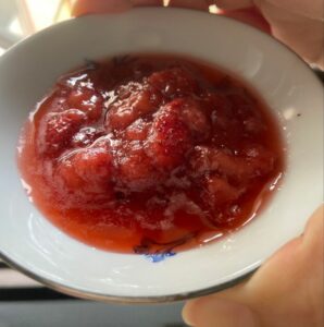 Mermelada de fresas al microondas